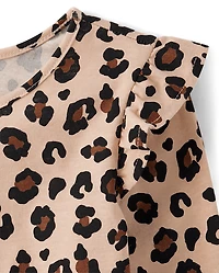Toddler Girls Leopard Top 3-Pack