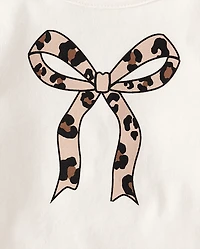 Lot de 3 hauts léopard pour petites filles