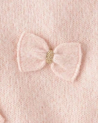 Pull à nœud pour petite fille