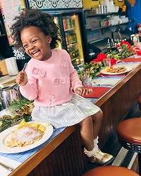 Toddler Girls Bow Sweater