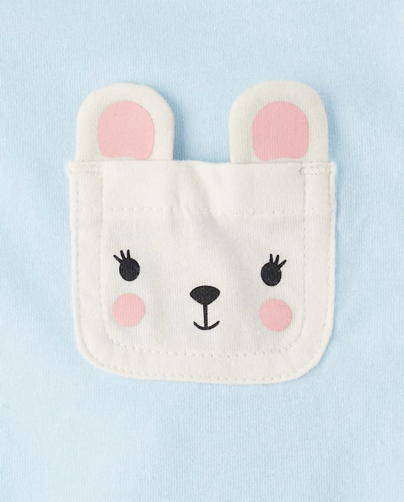 Toddler Girls Polar Bear Top 3-Pack