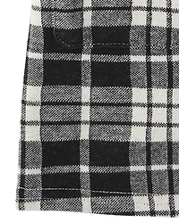 Ensemble jupe-culotte à carreaux 2 pièces pour petite fille