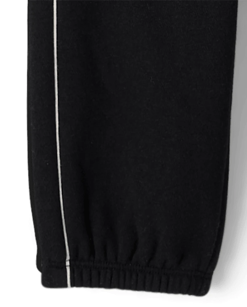 Toddler Girls Puff Graphic Premium Fleece 2-Piece Outfit Set