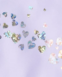 Toddler Girls Embellished Premium Fleece 2-Piece Outfit Set