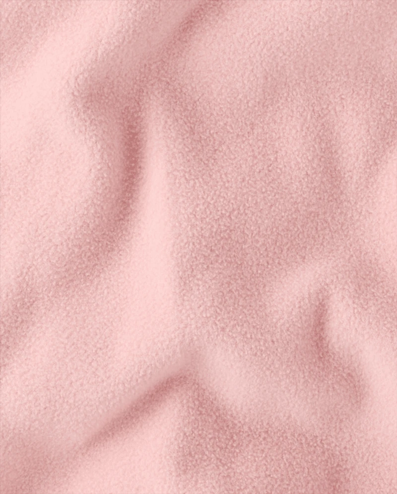 Doudoune imprimée mi-lourde doublée en microfibre polaire pour petites filles