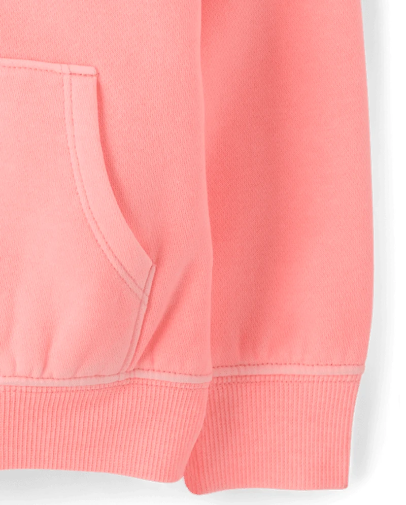 Toddler Garment Dyed Premium Fleece Zip Up Hoodie