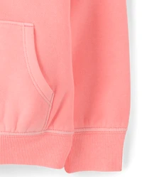 Toddler Garment Dyed Premium Fleece Zip Up Hoodie