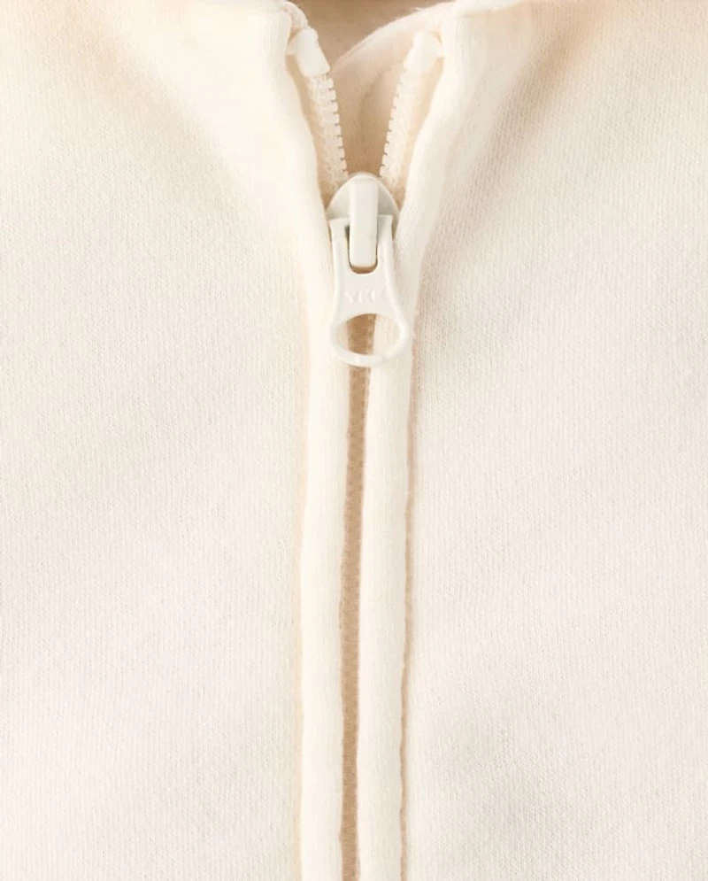 Toddler Garment Dyed Premium Fleece Zip Up Hoodie