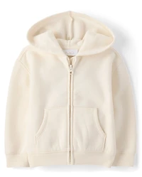 Toddler Garment Dyed Premium Fleece Zip Up Hoodie