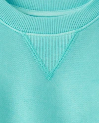 Toddler Girls Garment Dyed Premium Fleece Sweatshirt