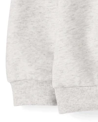 Toddler Girls Foil Bow Premium Fleece 2-Piece Outfit Set