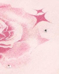 Girls Embellished Graphic Baby Tee