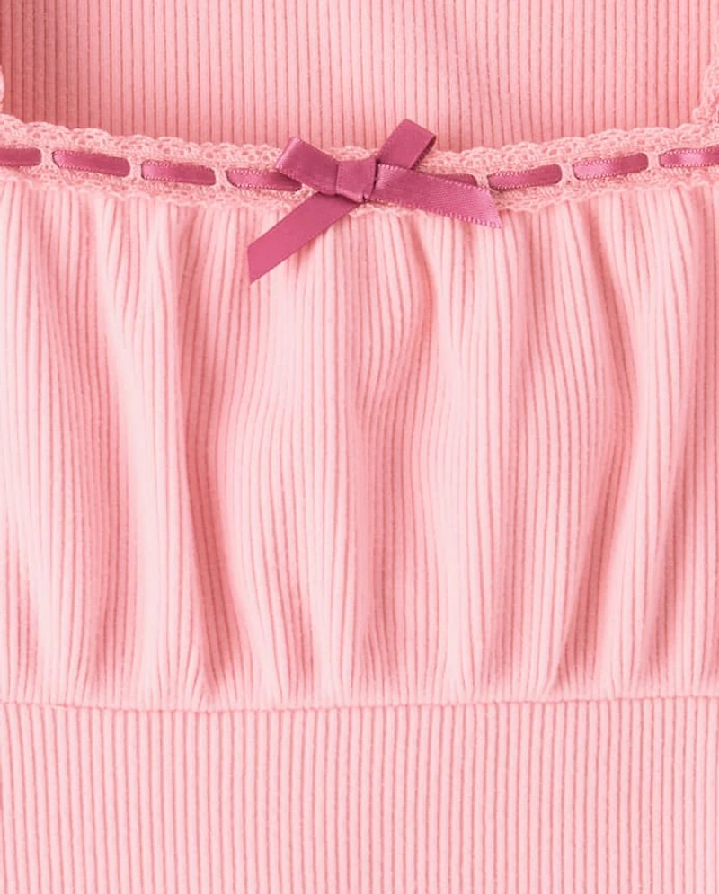 Girls Sueded Rib Shift Dress