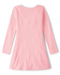 Girls Sueded Rib Shift Dress