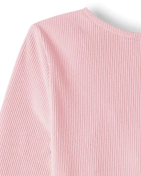 Girls Sueded Rib Shift Dress
