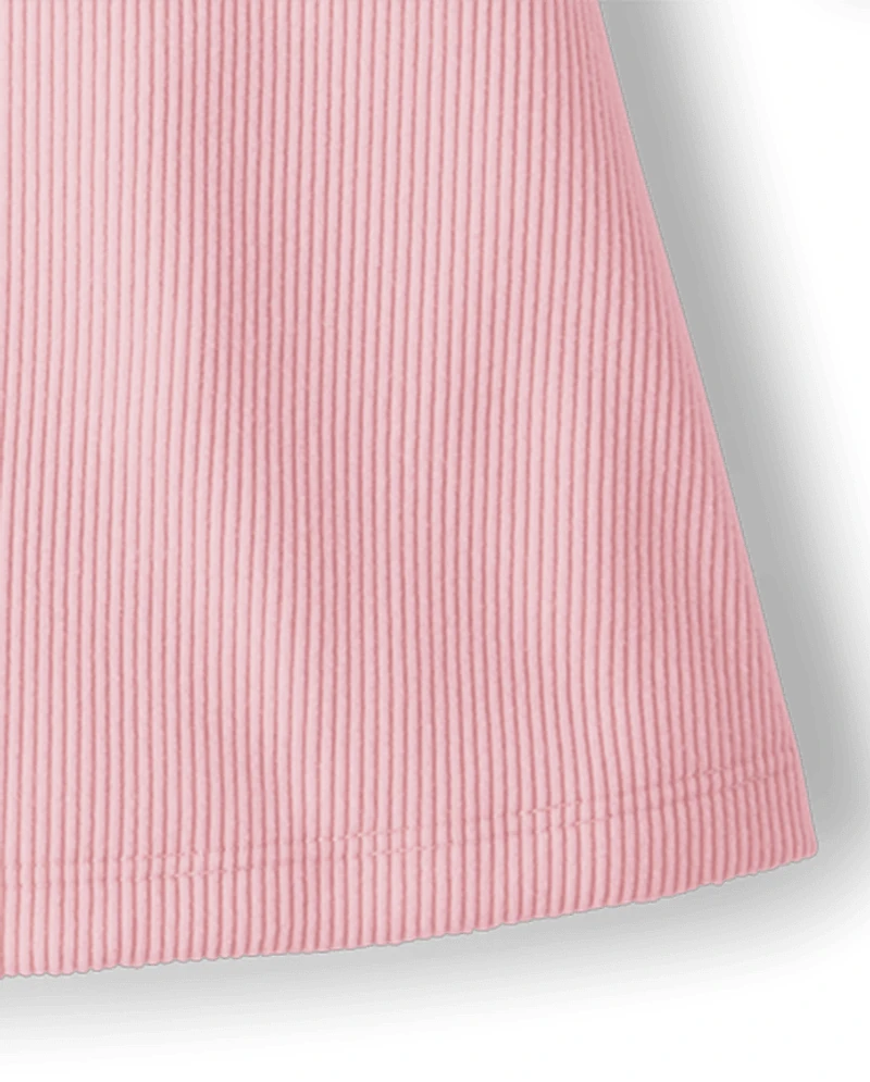 Girls Sueded Rib Shift Dress