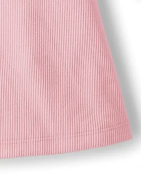 Girls Sueded Rib Shift Dress