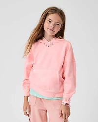 Kids Garment Dyed Premium Fleece Hoodie