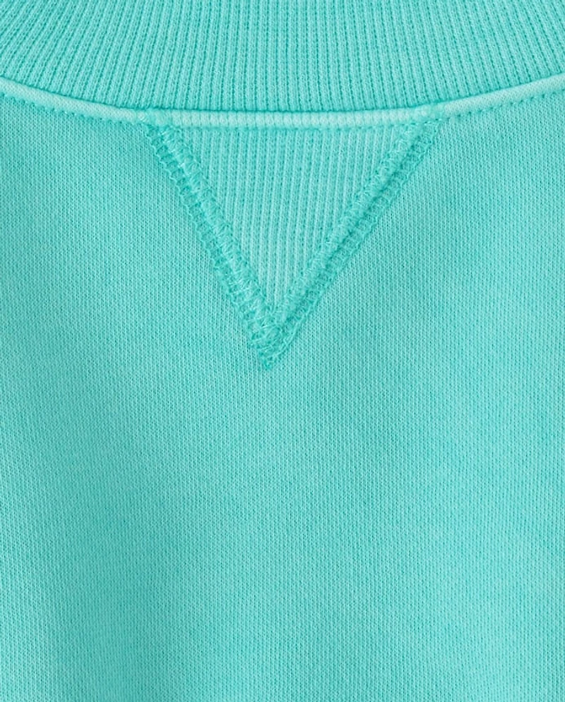 Girls Garment Dyed Premium Fleece Sweatshirt