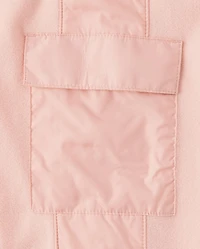 Girls Microfleece Cargo Jogger Pants