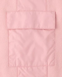 Pantalon de jogging cargo en micropolaire pour fille