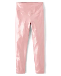 Girls High Shine Leggings