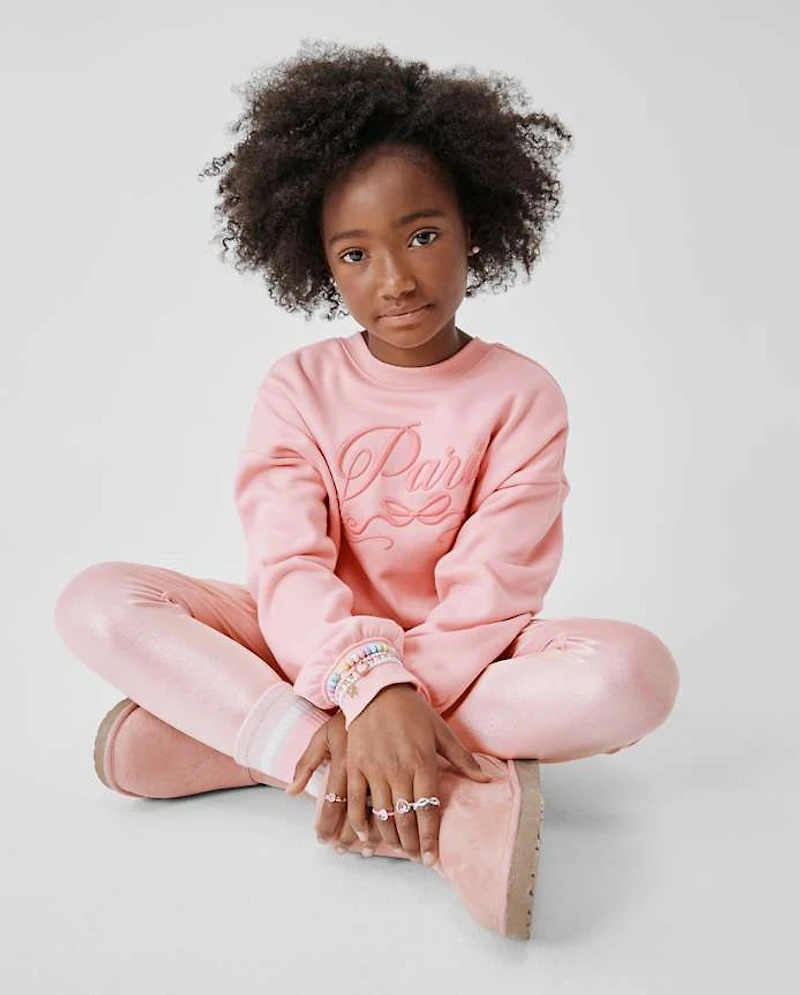 Girls High Shine Leggings