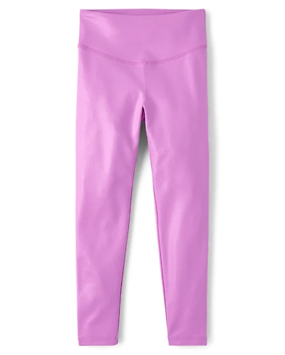 Girls High Shine Leggings