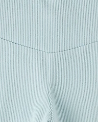 Girls Sueded Rib Flare Leggings