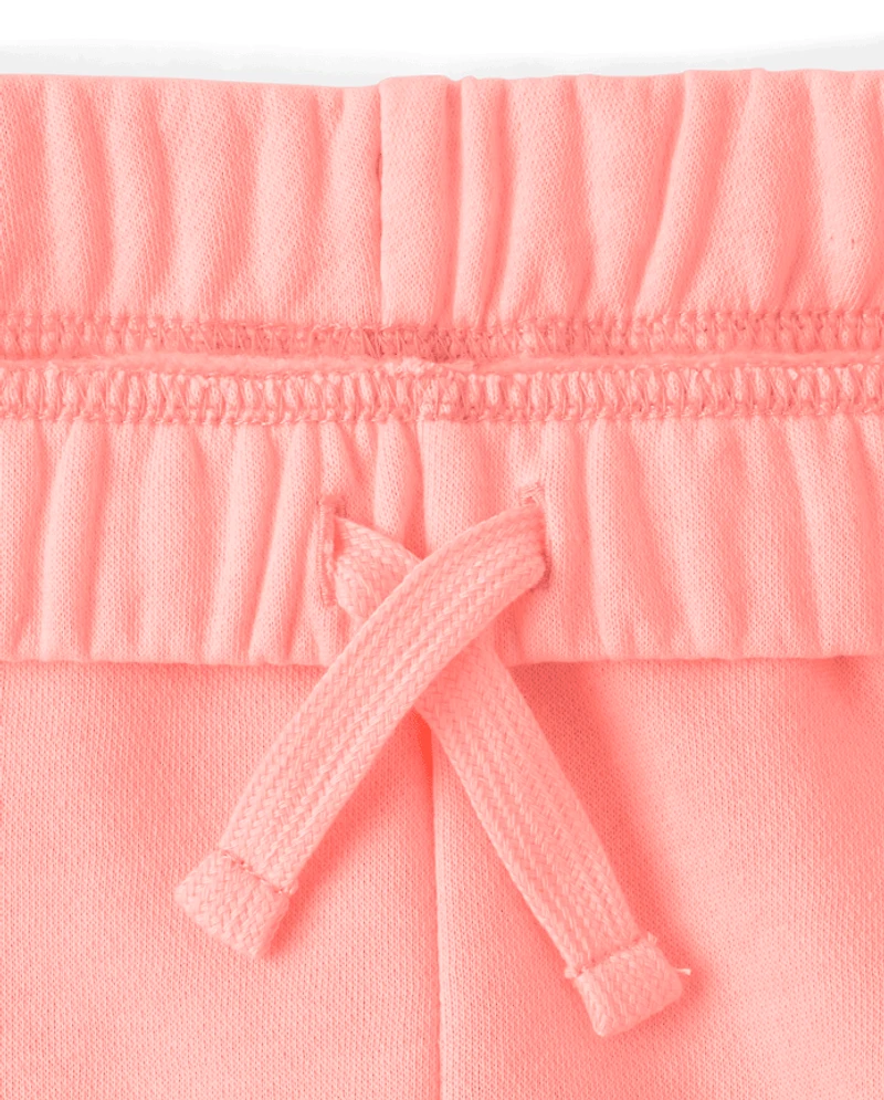 Kids Garment Dyed Premium Fleece Wide Leg Cargo Lounge Pants