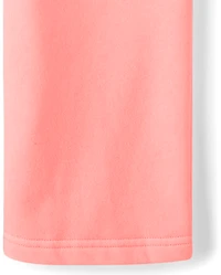 Kids Garment Dyed Premium Fleece Wide Leg Cargo Lounge Pants