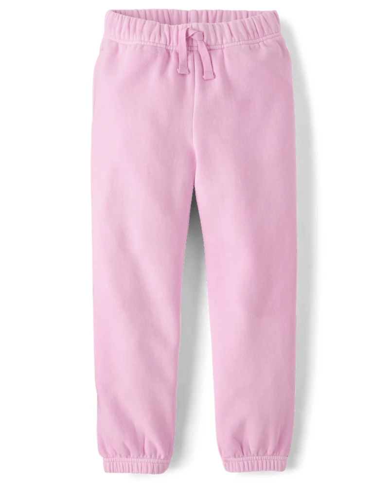 Kids Garment Dyed Premium Fleece Jogger Pants