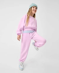 Kids Garment Dyed Premium Fleece Jogger Pants