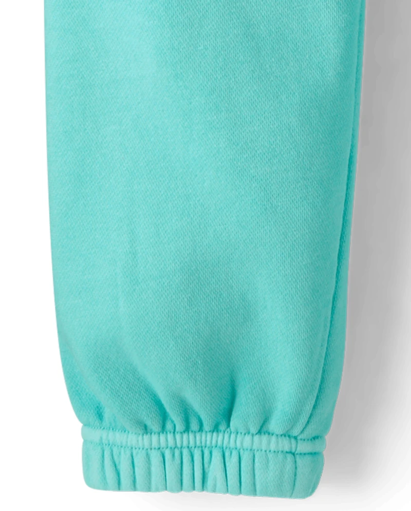 Kids Garment Dyed Premium Fleece Jogger Pants