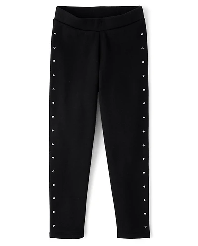 Leggings d'hiver cloutés pour filles