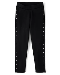 Leggings d'hiver cloutés pour filles