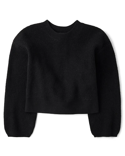 Pull thermique Super Nova à manches cloche pour fille