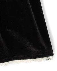 Girls Smocked Velour 2-Piece Outfit Set