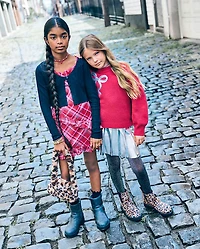 Girls Sequin Bow Sweater