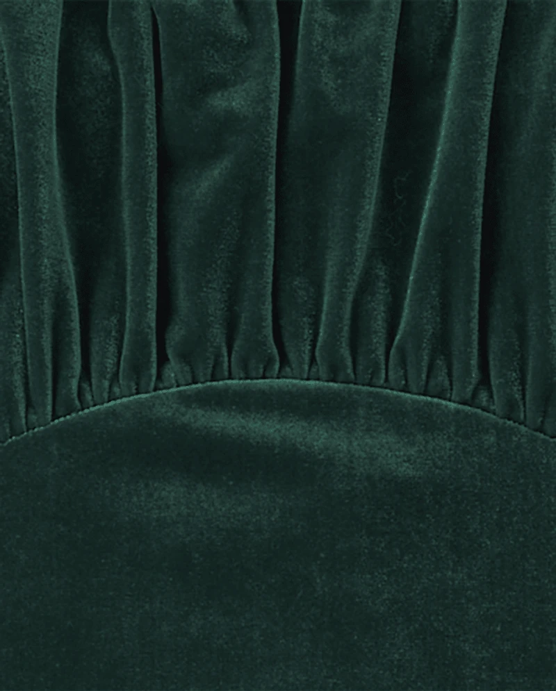Womens Matching Family Velour A-Line Dress