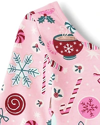 Girls Holiday V-Waist Dress