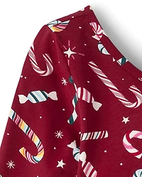 Girls Holiday V-Waist Dress