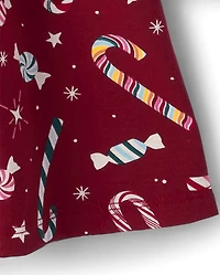 Girls Holiday V-Waist Dress