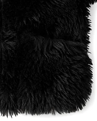 Manteau en fausse fourrure pour fille