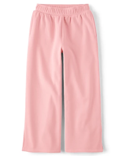 Girls Winter Warm Wide Leg Lounge Pants