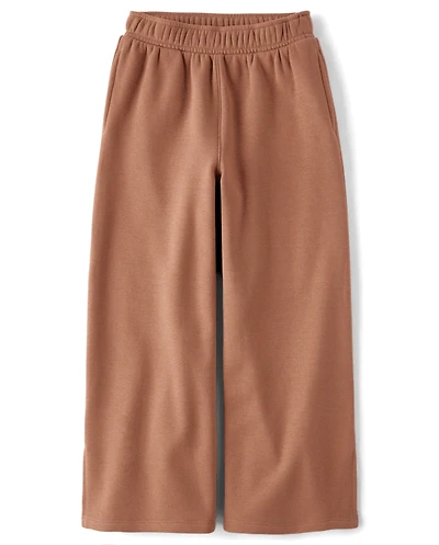 Girls Winter Warm Wide Leg Lounge Pants