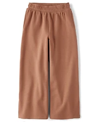 Girls Winter Warm Wide Leg Lounge Pants