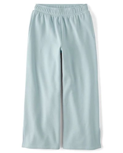 Girls Winter Warm Wide Leg Lounge Pants