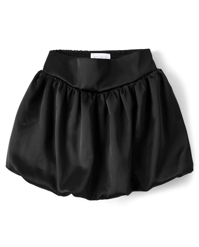 Girls Satin Bubble Skirt