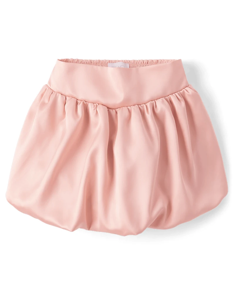 Girls Satin Bubble Skirt
